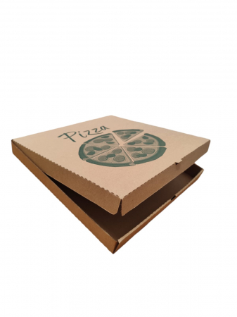 Cutii Pizza natur cu verde 280 x 280 x 35 mm [1]