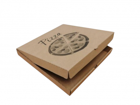 Cutii Pizza natur cu negru 300 x 300 x 35 mm [1]