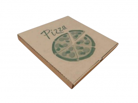 Cutii Pizza natur cu verde 280 x 280 x 35 mm [2]