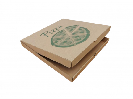 Cutii Pizza natur cu verde  330 x 330 x 35 mm [1]