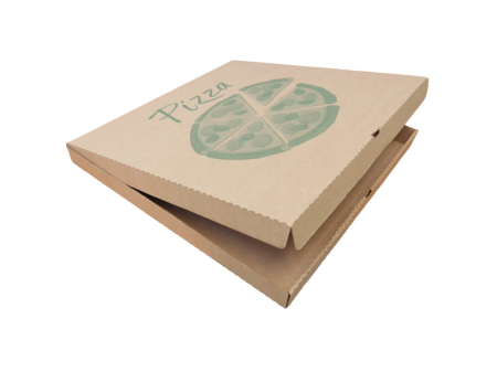 Cutii Pizza natur cu verde 420 x 420 x 35 mm [1]