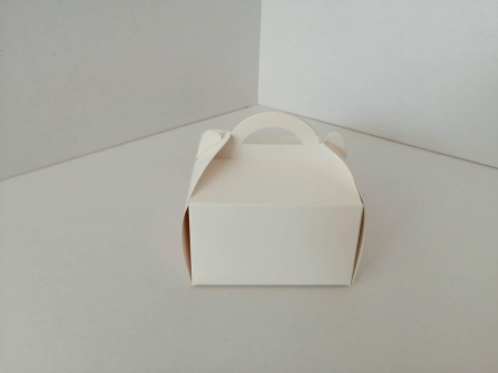 Ambalaje Cofetărie - Cutii prajituri 12 x 12 x 7 albe 100buc/set
