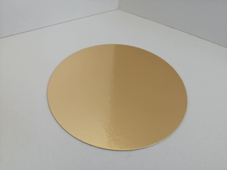 Ambalaje Cofetărie - Disc tort D25 aurii 3mm 50buc/set