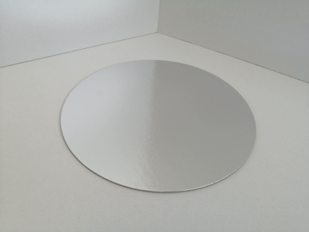 Ambalaje Cofetărie - Disc tort D30  argintii 5mm 50buc/set