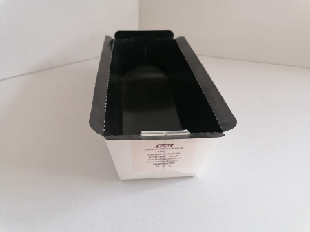 Ambalaje Cofetărie - Formă de cozonac/chec, carton, pentru copt 800gr 24 x 10 x 7 alb/negru
