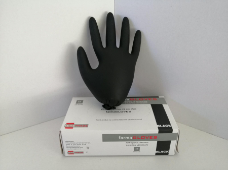 Ambalaje Diverse - Manusi din nitril negre M 100buc/set