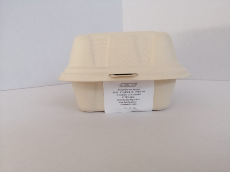 Ambalaje Fast Food - Meniu Bio natur BRG 175x170 H95 D120 50buc/set
