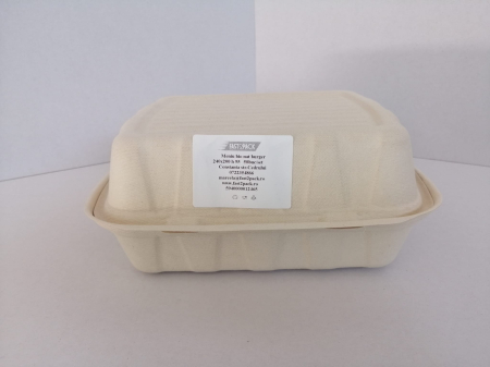 Ambalaje Fast Food - Meniu Bio natur BRG 240x200 H95 50buc/set