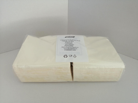 Ambalaje Diverse - Servetele de hartie - doua straturi chenar - crem 33 x 33 250buc/set