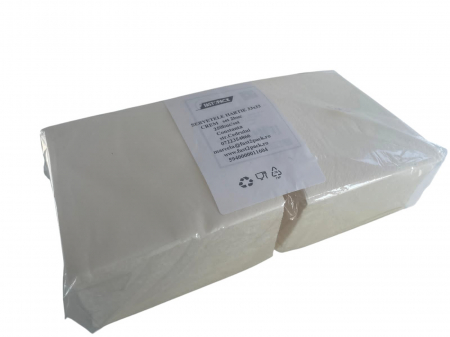 Ambalaje Diverse - Servetele de hartie - doua straturi chenar - crem 33x33 250buc/set