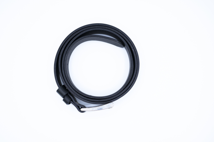 Curea bărbătească din piele italiană premium de taur, culoare neagră – Fcris Handmade [5]