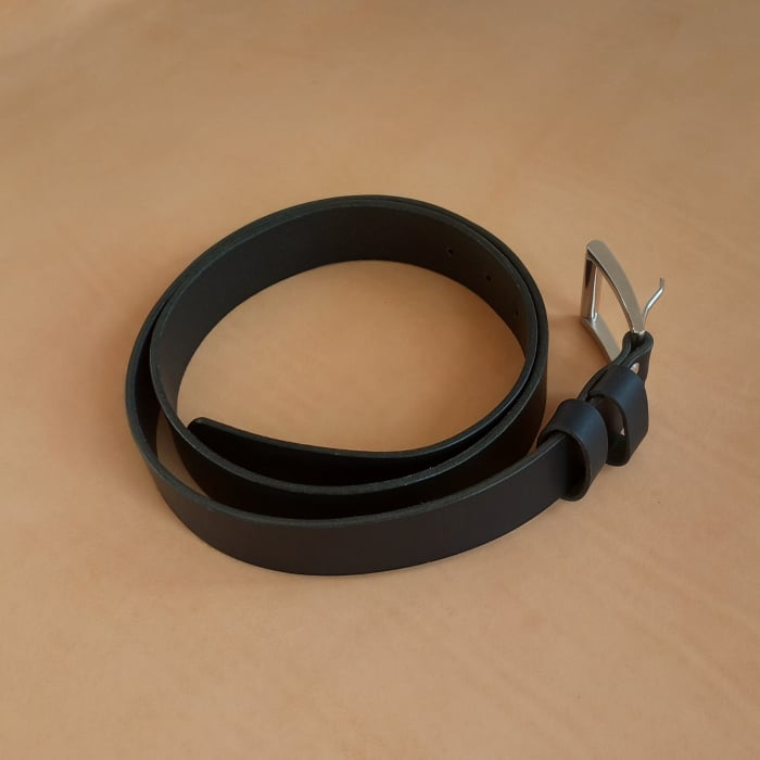 Curea din piele naturala,negru mat [3]