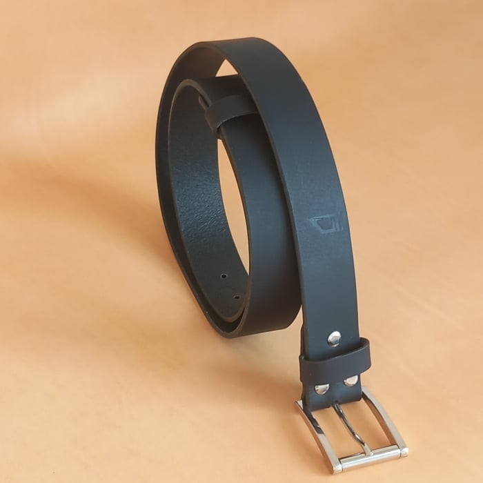 Curea din piele naturala,negru mat [4]