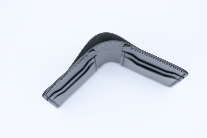 Portofel bărbătesc premium din piele italiană neagră, lucrat manual – Fcris [3]