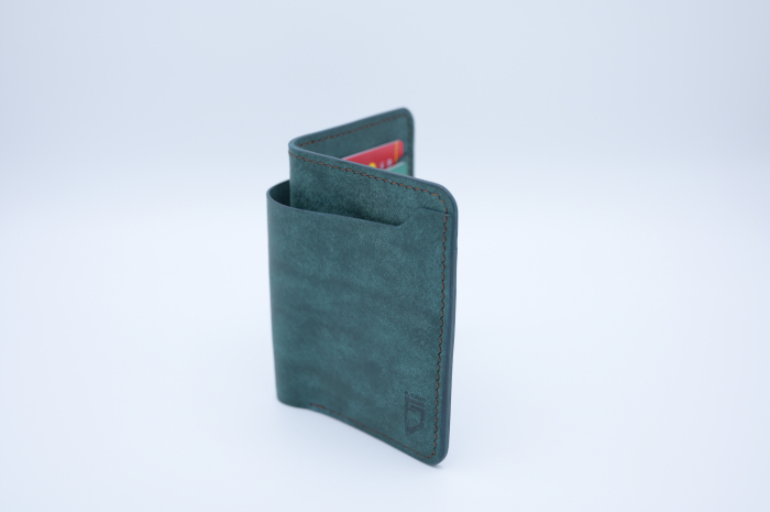 Portofel bărbătesc premium din piele italiană ortensia petrol – Fcris Handmade [4]