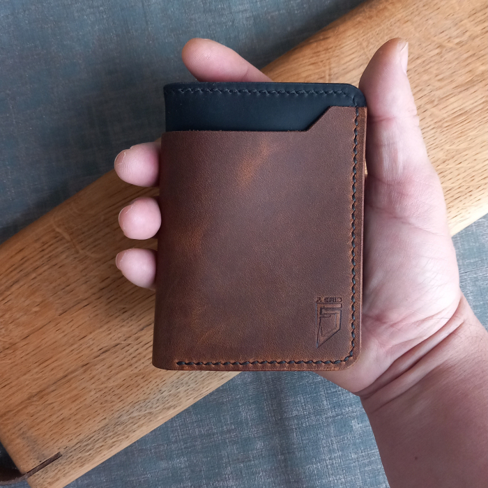 Portofel handmade din piele  naturala [1]