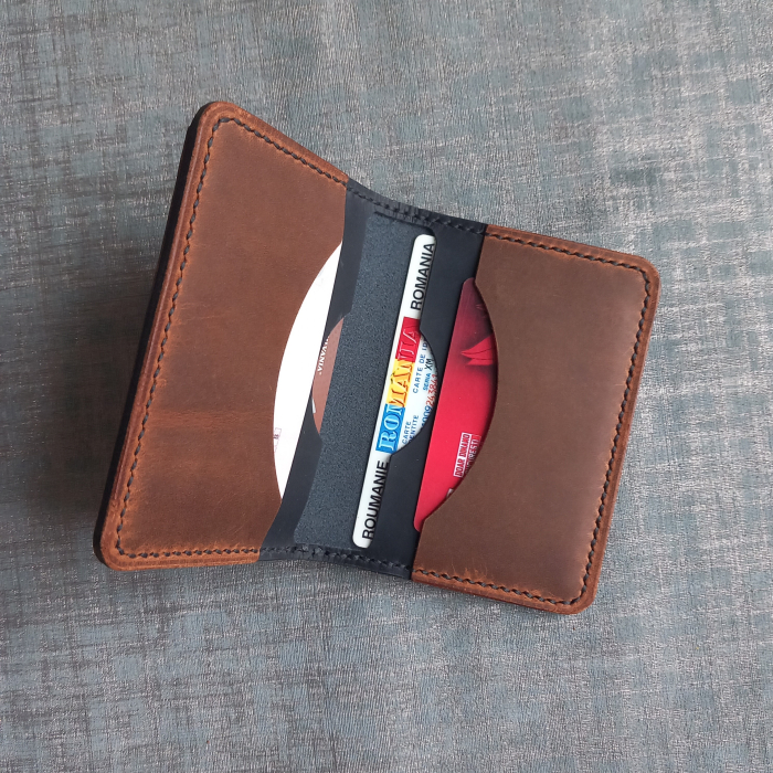 Portofel handmade din piele  naturala [2]