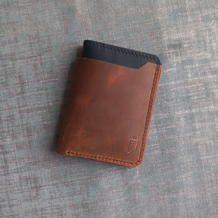 Portofel handmade din piele  naturala [6]