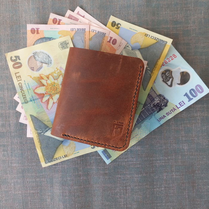 Portofel minimalist din piele – Slim & Util [6]