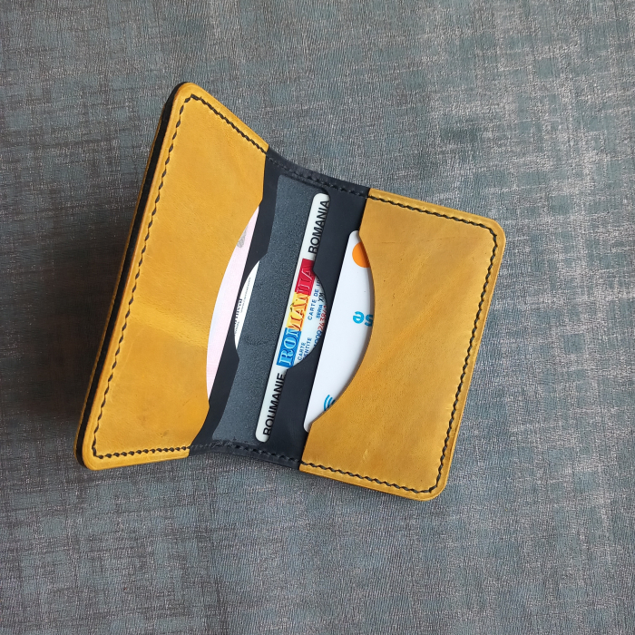 Portofel handmade din piele  naturala [3]