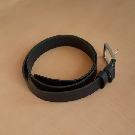 Curea din piele naturala,negru mat [2]