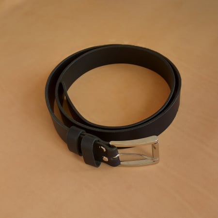 Curea din piele naturala,negru mat [5]