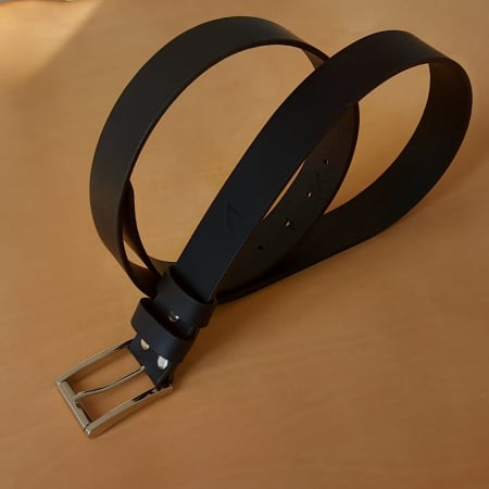 Curea din piele naturala,negru mat [1]