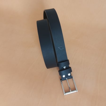 Curea din piele naturala,negru mat [4]