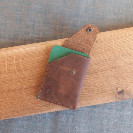 Portcard din piele cu închidere capsă pentru buletin CID [5]