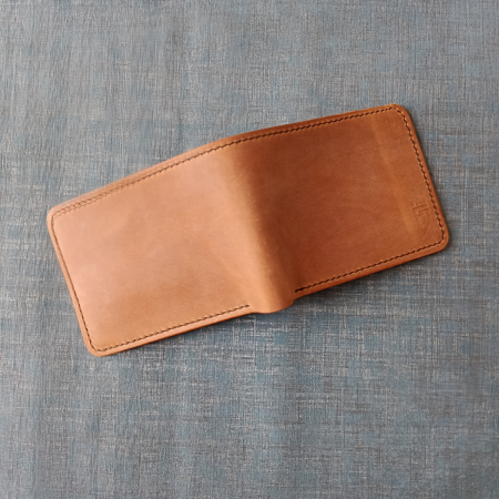 portofel din piele clasic ,minimalist,maro [8]