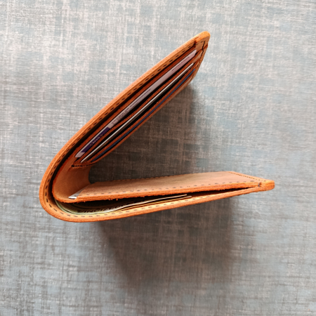portofel din piele clasic ,minimalist,maro [9]