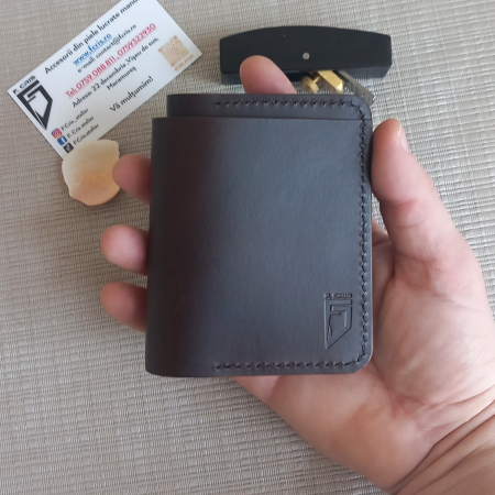 Portofel id nou din piele ,maro [3]
