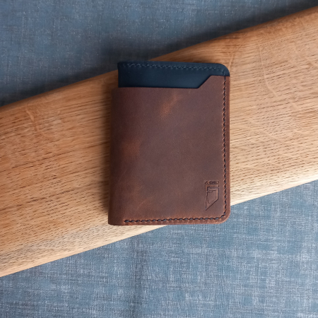 Portofel handmade din piele  naturala [4]