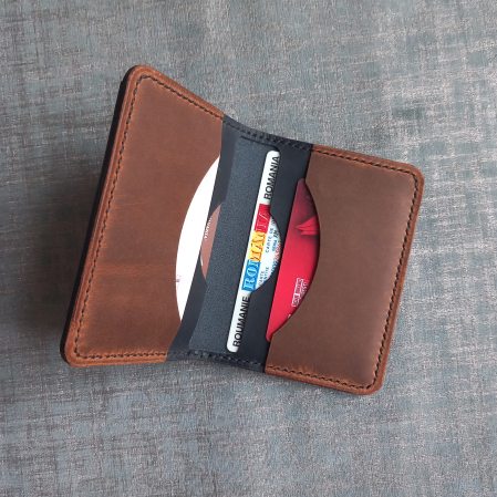 Portofel handmade din piele  naturala [1]