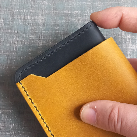 Portofel handmade din piele  naturala [3]