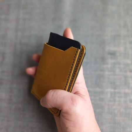 Portofel handmade din piele  naturala [1]