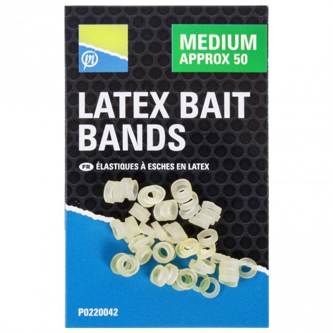 Benzi Elastice Preston Latex Bait Bands 50buc/plic [1]