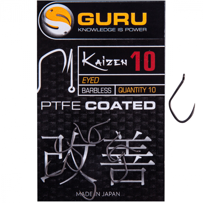 Carlige Guru Kaizen Eyed Barbless 10buc/plic [1]
