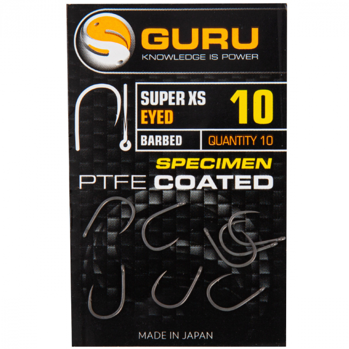 Carlige Guru Super XS Eyed Barbed 10buc/plic [1]