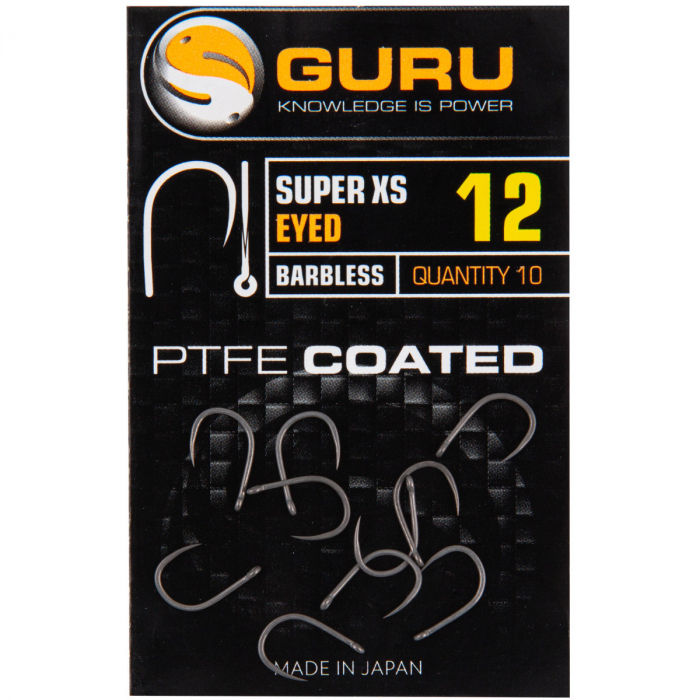 Carlige Guru Super XS Eyed Barbless 10buc/plic [1]