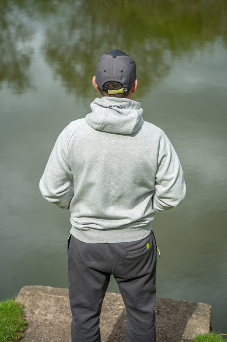 Hanorac Matrix Full Zip Hoody Marl Grey/Lime - Black Edition Range [8]