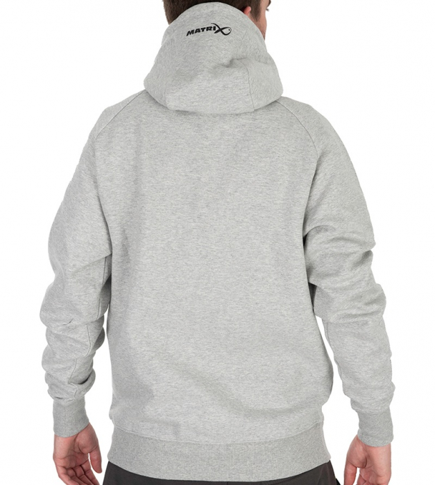 Hanorac Matrix Full Zip Hoody Marl Grey/Lime - Black Edition Range [2]
