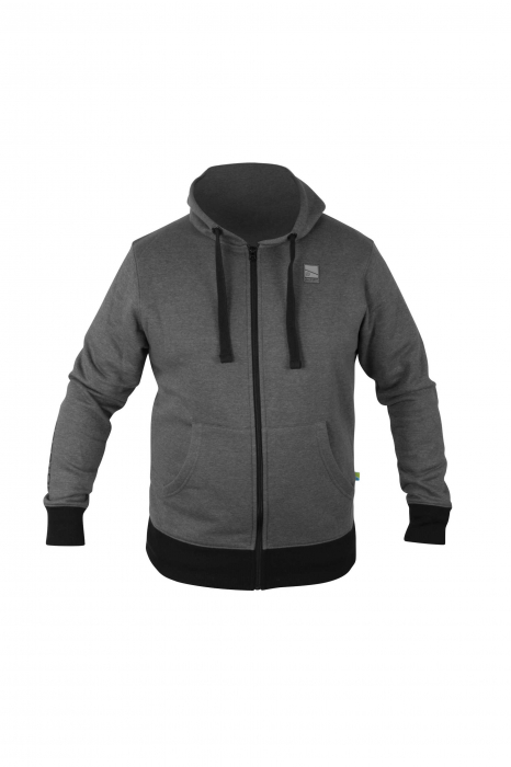 Hanorac Preston Grey Zip Hoodie [1]
