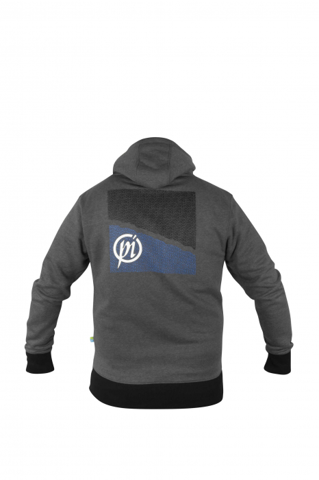 Hanorac Preston Grey Zip Hoodie [2]