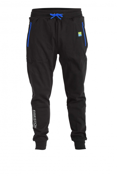 Pantaloni Lungi Preston Lightweight  Joggers Black/Blue [1]