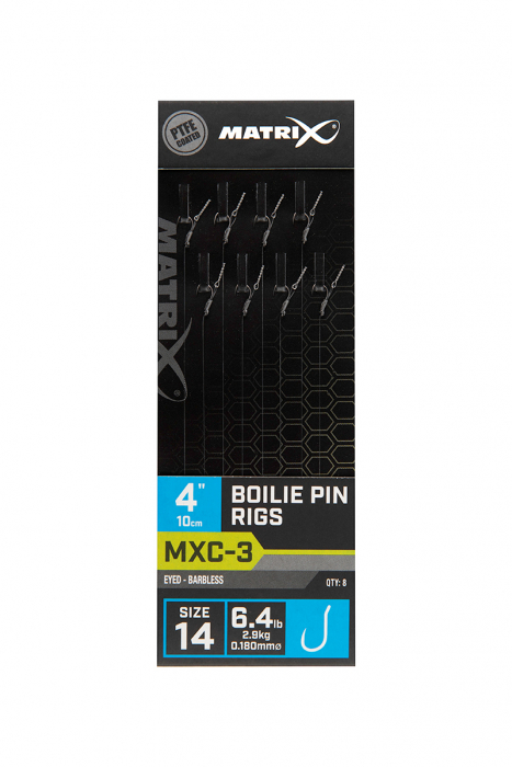 Riguri Matrix MXC-3 Barbless Boilie Pin 10cm 8buc/plic [1]