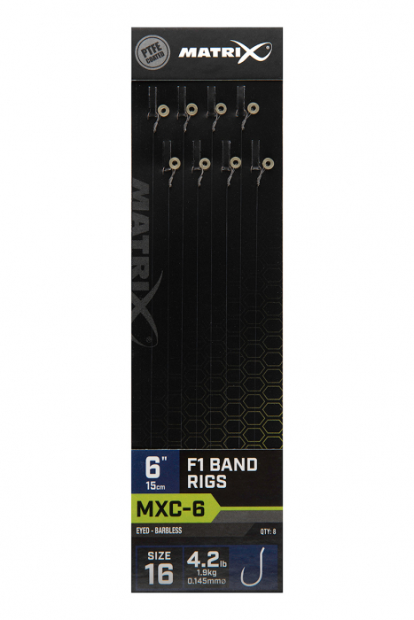 Riguri Matrix MXC-6 Barbless F1 Band Rigs 15cm 8buc/plic [1]