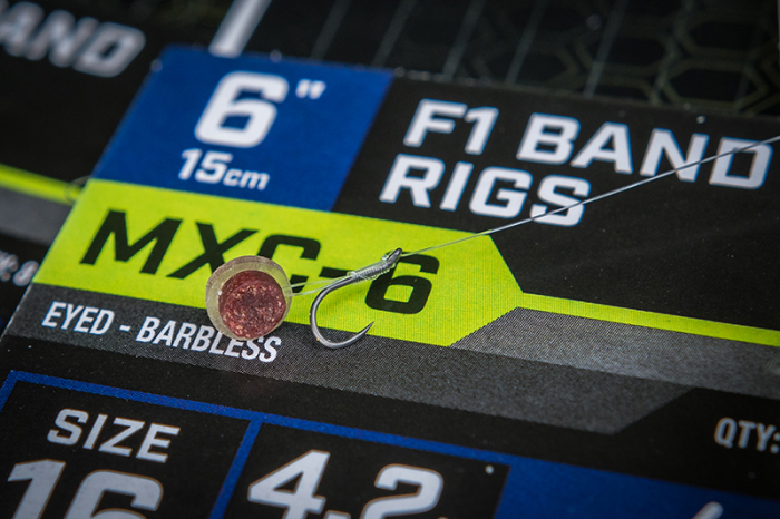 Riguri Matrix MXC-6 Barbless F1 Band Rigs 15cm 8buc/plic [6]