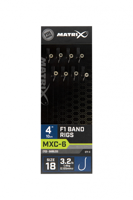 Riguri Matrix MXC-6 Barbless F1 Band Rigs 10cm 8buc/plic [1]