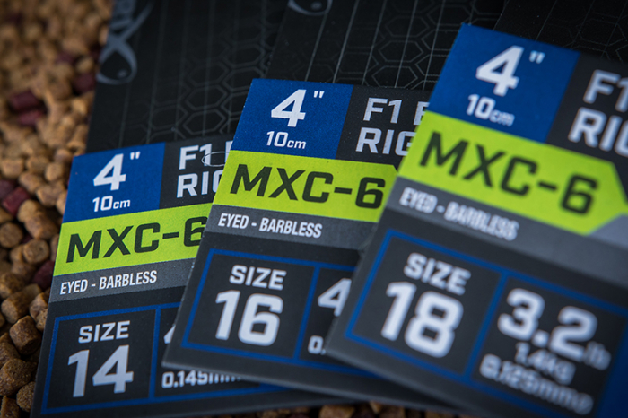 Riguri Matrix MXC-6 Barbless F1 Band Rigs 10cm 8buc/plic [5]
